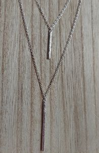 Gorjana Marlow Textured Silver Plated Bar Neck…